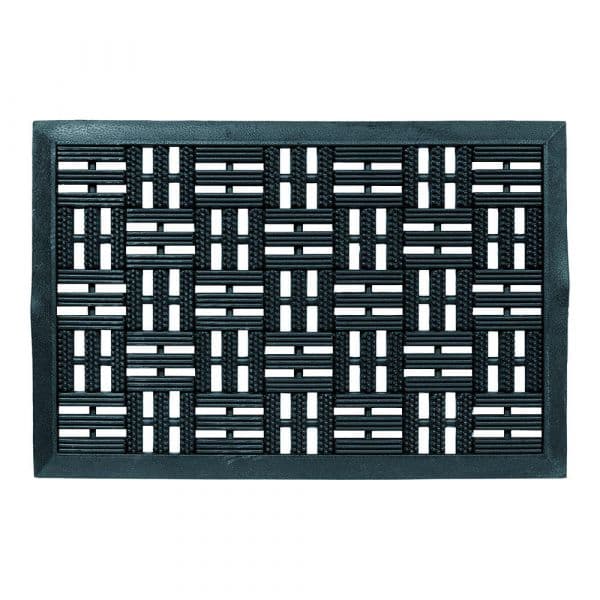 Tapete Dynamic Borracha Preto 60x40cm