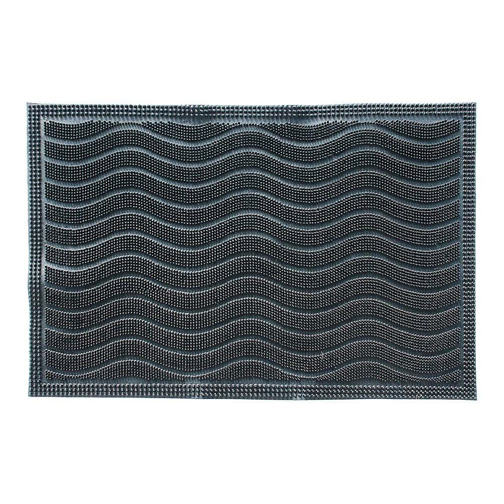 Tapete Garden Pin Mat Preto Borracha Natural (60 x 40 cm) - S7912972