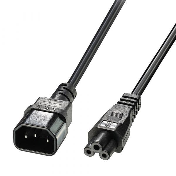 Lindy - 30342 cable de transmisión Negro 3 m C14 acoplador C5 acoplador - 30342