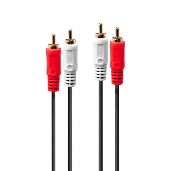 Lindy Cabo Áudio Estéreo 2xRCA M-M 5m