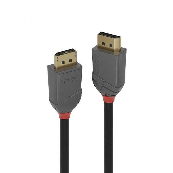 Lindy 36487 Cabo DisplayPort 1.1 Anthra Line 15m Black