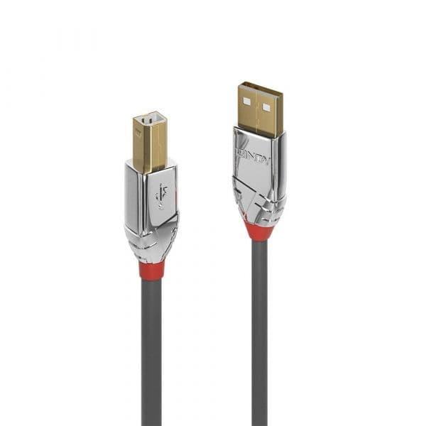 Lindy - 36642 cable USB 2 m USB 2.0 USB A USB B Gris - 36642