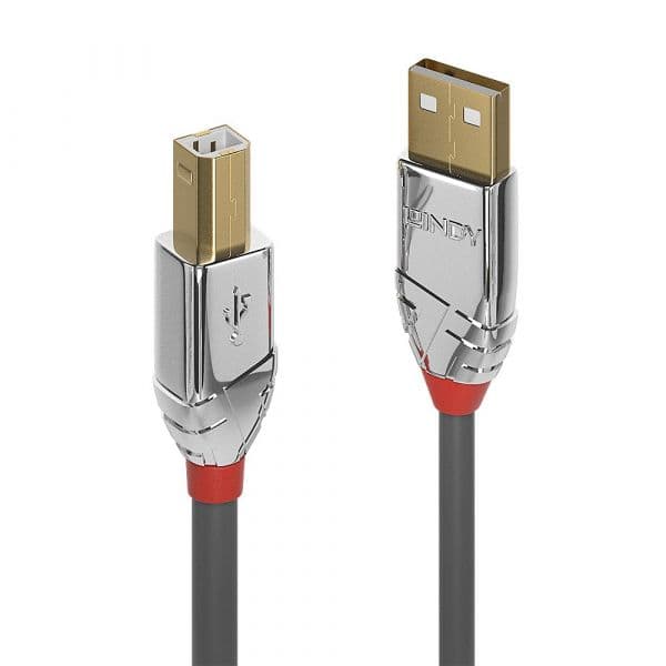 Lindy - 36644 cable USB 5 m USB 2.0 USB A USB B Gris - 36644