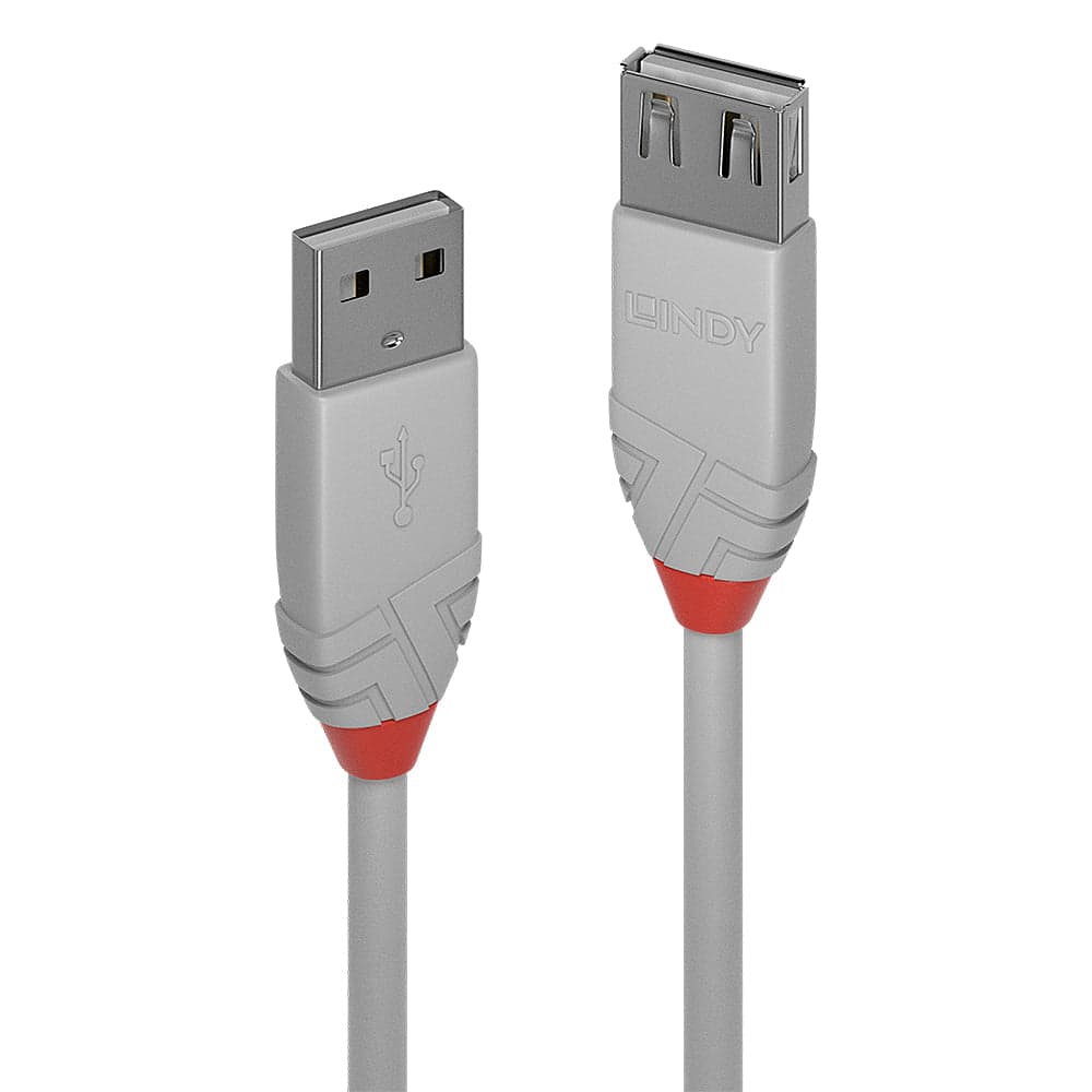Lindy - 36715 cable USB 5 m USB 2.0 USB A Gris - 36715