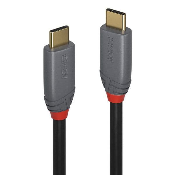 Lindy 36908 Cabo USB-C 3.2 5A PD Anthra Line 5m
