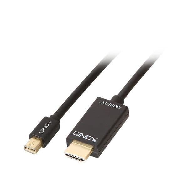 Lindy Mini-displayport para Hdmi Cabo 4K30 (dp: Passiv) 2m