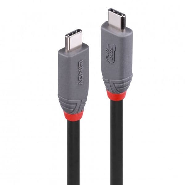 Lindy 36957 Cabo USB-C USB 4 240W Anthra 1.50m