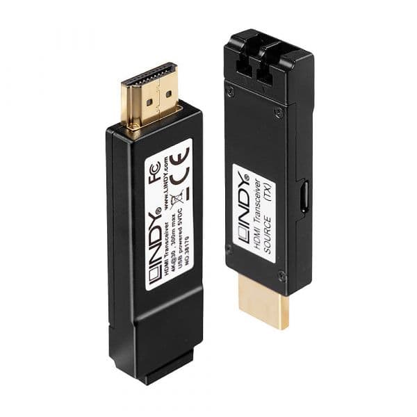 Lindy 38170 Extensor/Transcetor HDMI 2.0 Fibra Ótica 10.2G 30m / 4K LWL 300m Duplex LC Multi 50