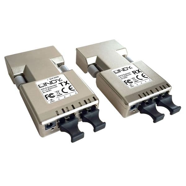 Lindy Extensor DVI-D Single Link LWL Fibra Óptica 500m