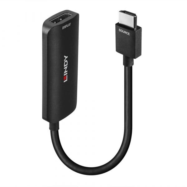Lindy Conversor HDMI 8K60 para DisplayPort 1.4 38329 Preto