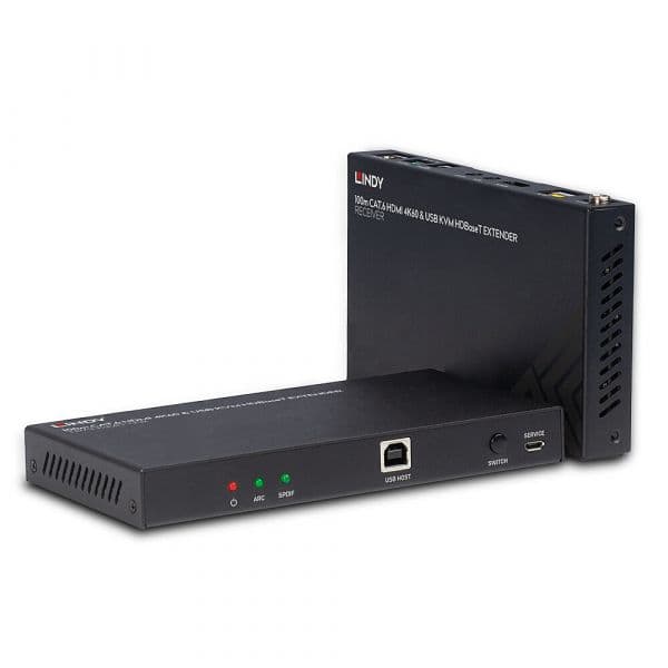 Lindy Extensor KVM HDBaseT 4K60 HDMI Cat.6 100m IR/RS-232 38343