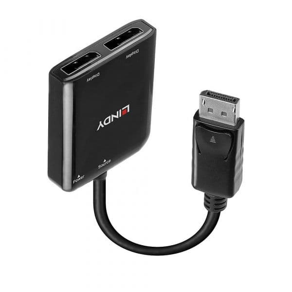 Lindy Hub DisplayPort 1.2 MST 2 Portas 4K