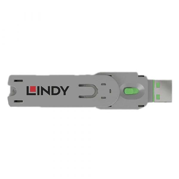 Lindy Port Blocker Verde USB Tipo-A - 40621
