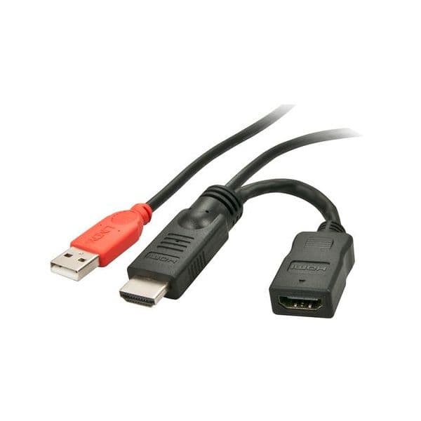 Lindy Fonte Alimentação Adaptador Hdmi M/f usb Type a 0.15m