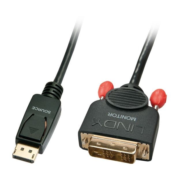 Lindy Displayport para DVI-D Cabo 0.5m - 41489