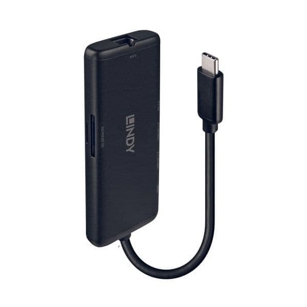 Lindy Docking Station DST-MINI USB 3.2 Gen 1 Type-C Preto
