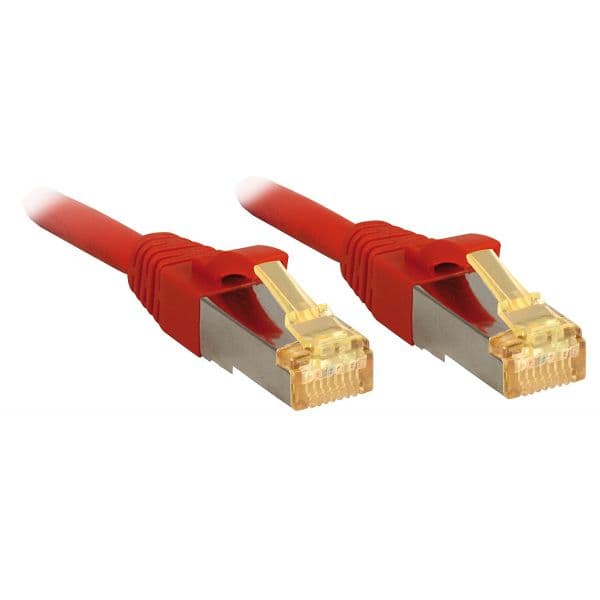Lindy - 47298 cable de red Rojo 10 m Cat7 S/FTP (S-STP) - 47298