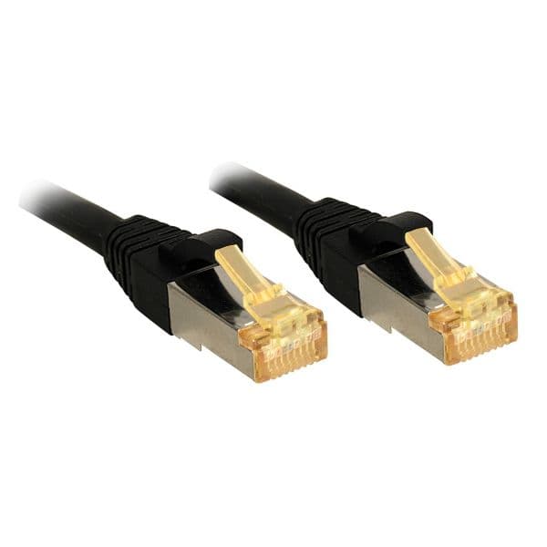 Lindy - 47309 cable de red Negro 2 m Cat7 S/FTP (S-STP) - 47309