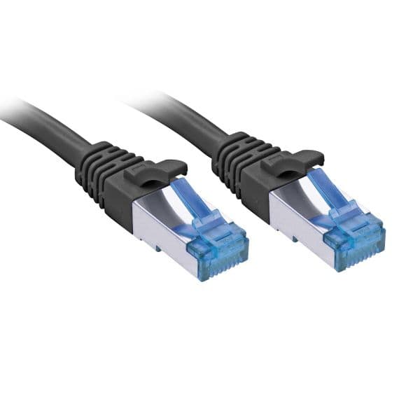 Lindy - 47414 cable de red Negro 2 m Cat6a S/FTP (S-STP) - 47414