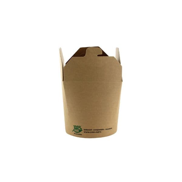 Caixa Cartão Kraft 9,8x10x8,8cm (massas) 760ml 25un - 6621281