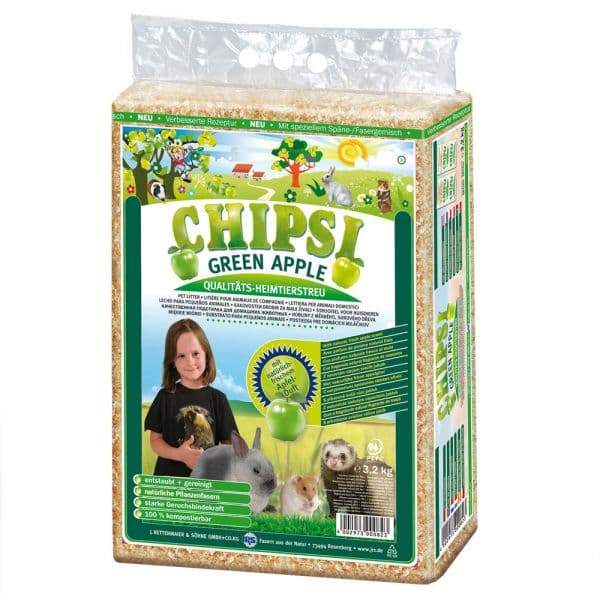 Chipsi Substrato para Roedores Plus Apple 60 L