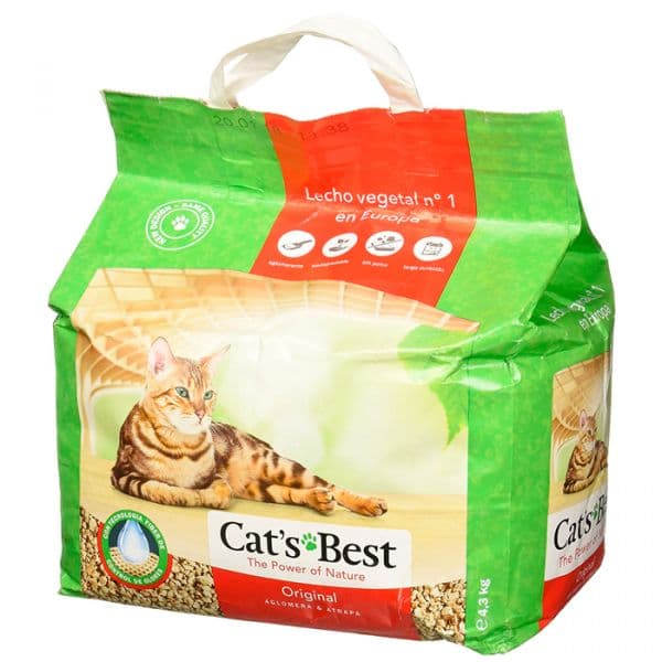Cat's Best Areia Aglomerante Vegetal Oko Plus Gatos 10L