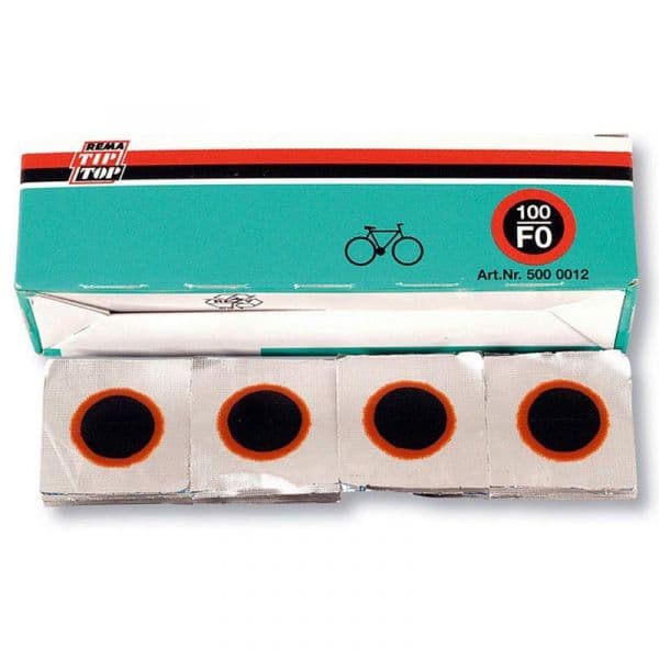Tip-top Reparar Red F0 Patches 100 Units Black