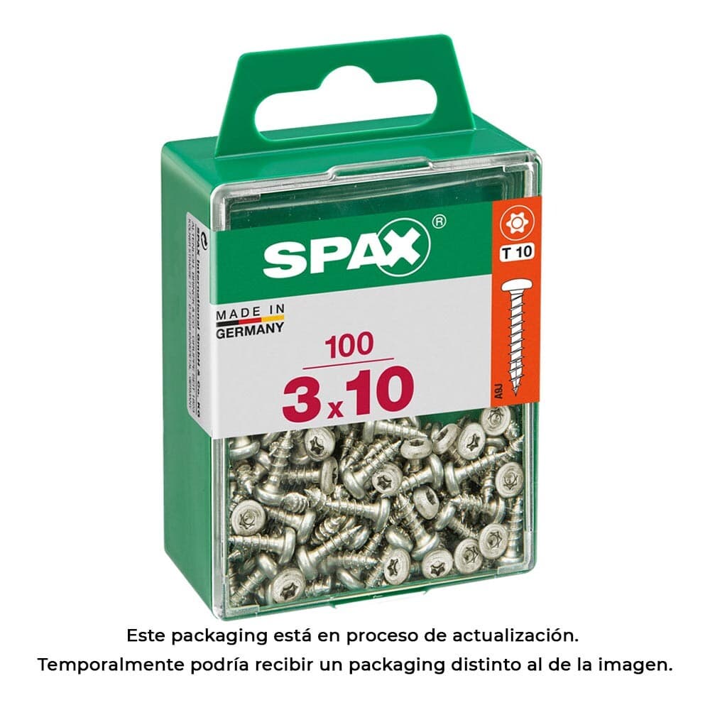 Spax Redondo 3x10mm