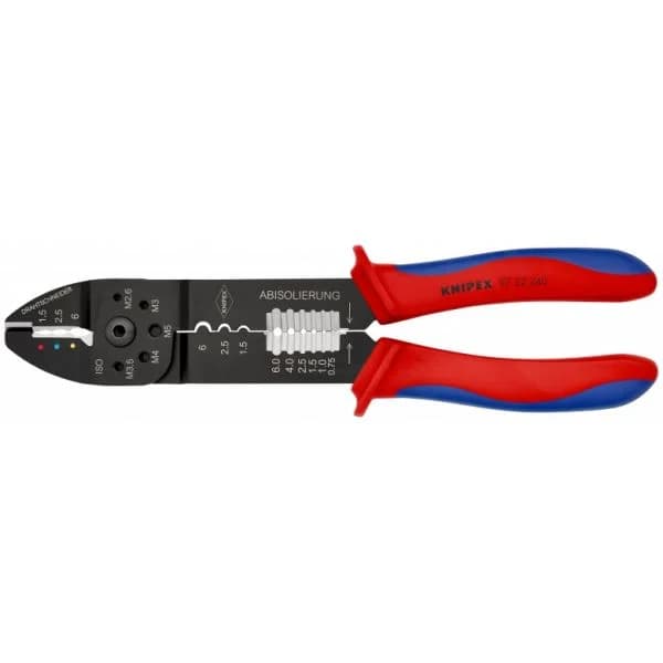 Knipex Alicate/Crimpadora 97 32 240 com Punhos Multicomponentes de 240mm