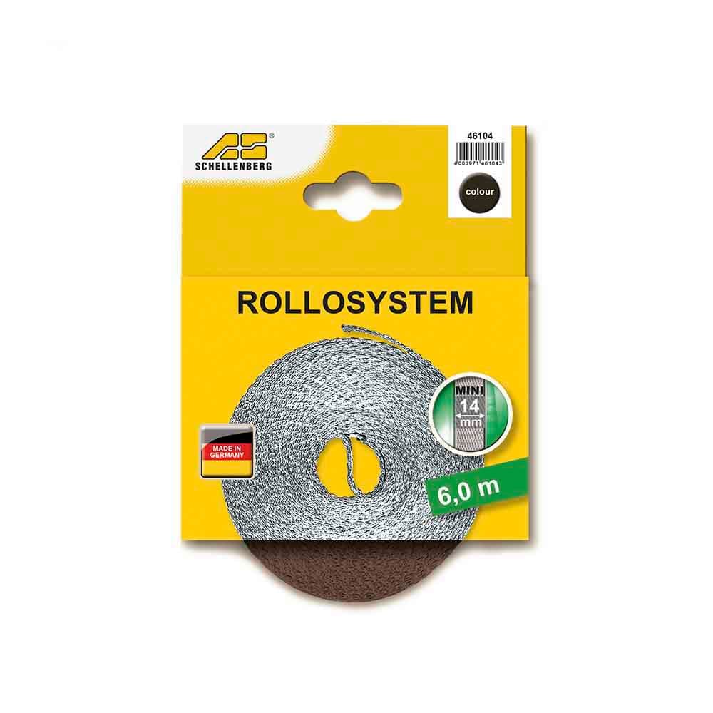 FITA PARA PERSIANAS 14MM X 6M CASTANHO SCHELLENBERG