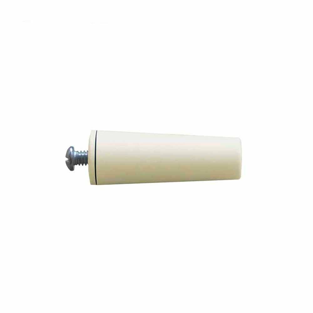 Batente conico para persiana bege 60mm