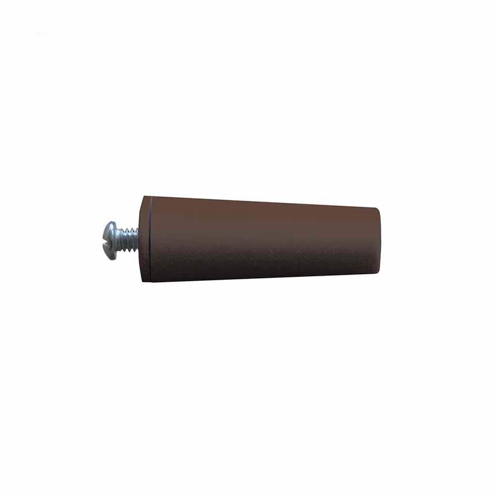 Batente conico para persiana castanho 60mm