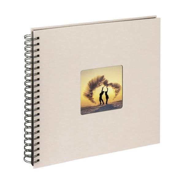 Walther Álbum de Fotos Fun Chamois 30x30 50 Páginas Espiral Black
