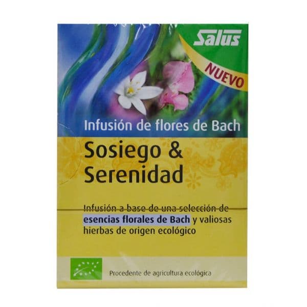 Salus Infusão de Flores de Bach Calma e Serenidade 15 Saquetas