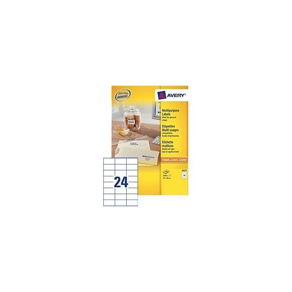 Avery Etiquetas Multi-Function 3475 (24x) - 4004182034750