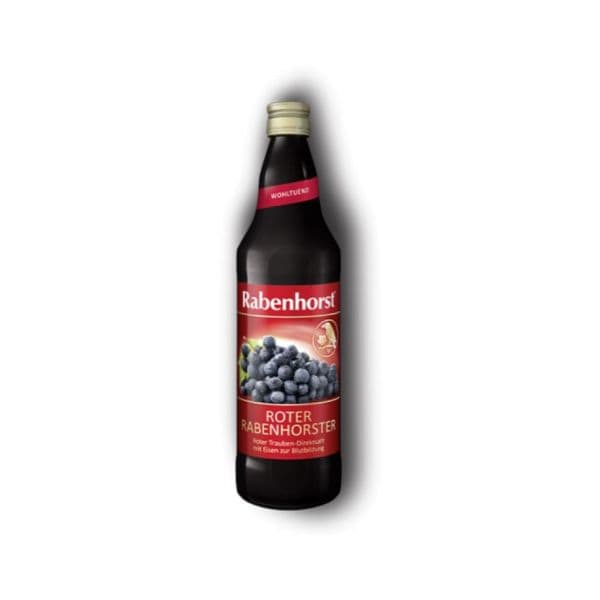 Rabenhorst Sumo de Uva Vermelha +Ferro Bio 750ml
