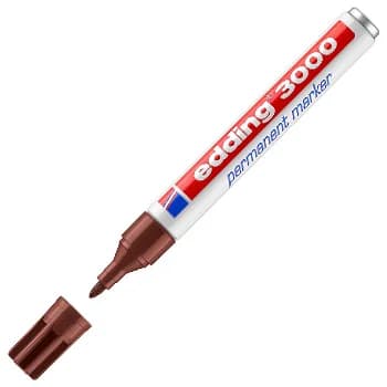 Edding Marcador Permanente 3000 Castanho 1 Un.