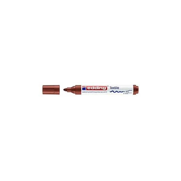 Pack 2 Marcador Tecidos Castanho 2 3mm Edding 4500 1301633 - 1301633