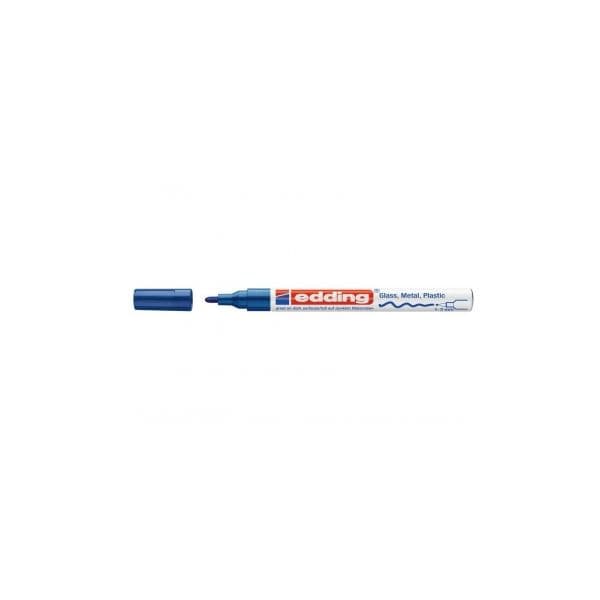 Edding 10 un. Marcadores Permanentes 1-2mm Azul - 751-003