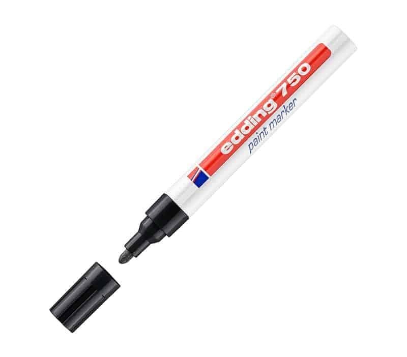 Edding Marcador 750 Ponta Arredondada 2-4 mm Preto 1 Un.