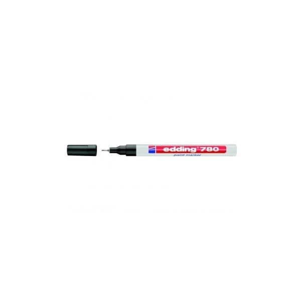 Edding 10 un. Marcadores Especial 780 Preto Tinta Opaca Superfic - 780-01