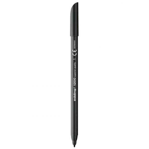 Edding Marcador 1200 F 0.5-1mm Preto - 1200-01
