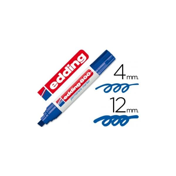 Edding Marcador Permanente 800 Azul Pack 5 Un.