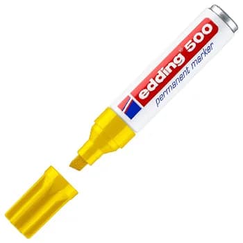 Edding Marcador Médio 500 Amarelo 1 Un.
