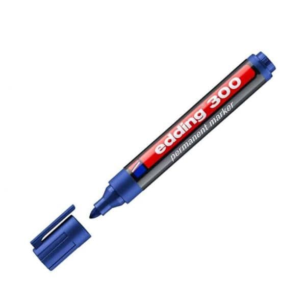 Edding Marcador Permanente 300 Ponta 1.5mm Azul