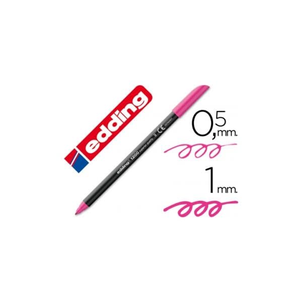 Edding 10 un. Marcadores Ponta Fibra nº 9 1200 Rosa - 1200-RO