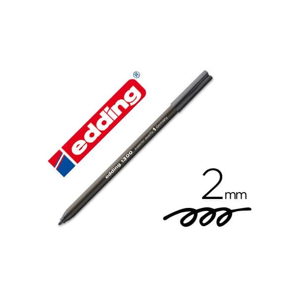 Edding Marcador Ponta de Fibra 1300 Preto - L7302