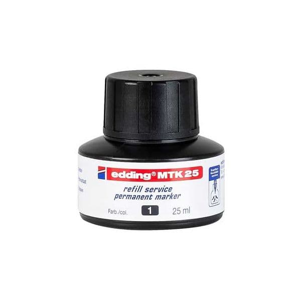 Edding Recarga p/ Marcador Permanente Grosso Mtk 25 Preto - 1300251