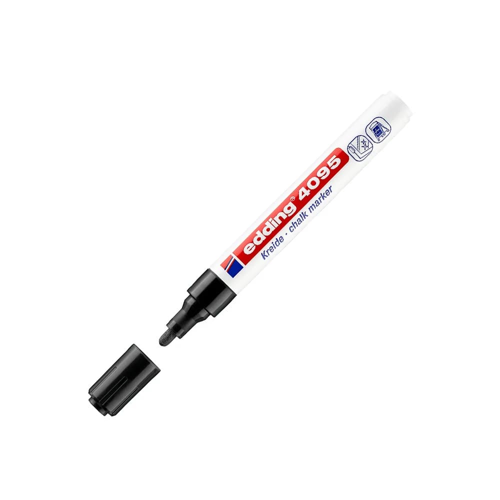 Edding Marcadores Thin Liquid Chalk Marker Preto