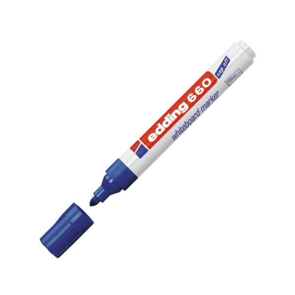 Edding Marcador Quadro Branco 660 Azul Pack 10 Un.